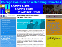 Tablet Screenshot of chicagowelcomingchurches.org